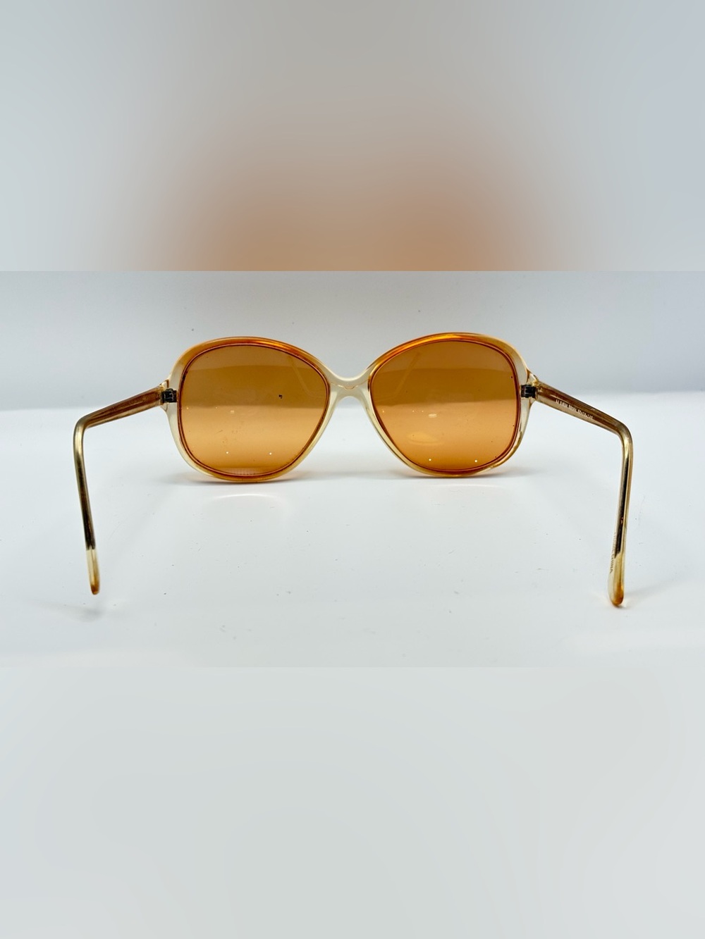 AJ Sarah Brown Translucent Oval Sunglasses Frames Only - Picture 9 of 9